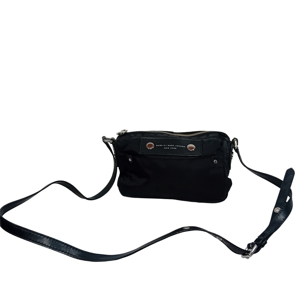 Y2K Marc by Marc Jacobs Preppy Nylon Mini‎ Shoulder Cosmetic Crossbody Bag READ